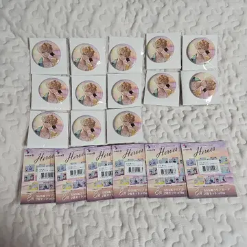 니지산지 바닷가 HEROES 히바치 마나 캔뱃지 13개 밤 6개