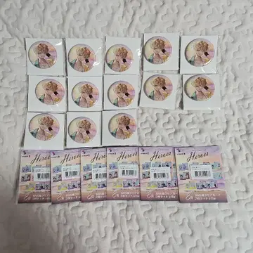 니지산지 바닷가 HEROES 히바치 마나 캔뱃지 13개 밤 6개