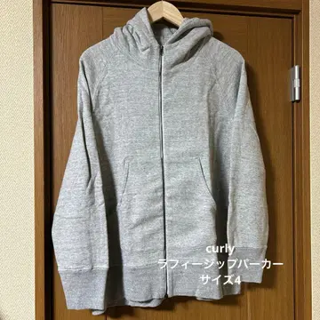 curly 라피 지퍼 후드티 사이즈 4