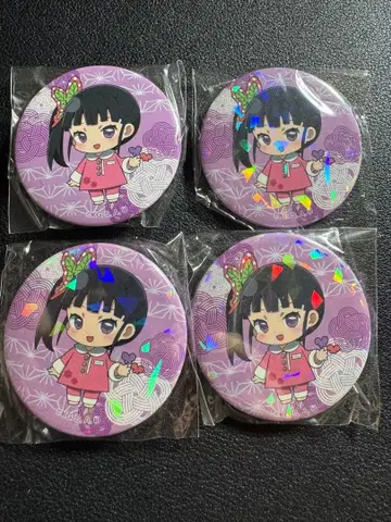 귀멸의 칼날 카나오 파자마 캐릭터 캔뱃지 4개 3