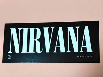 NIRVANA 스티커 닐바나 1995년 전후 MCA VICTOR 3