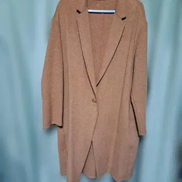 UNIQLO 체스터 코트 카멜 XL 사이즈 울 혼방 아우터 가을/겨울