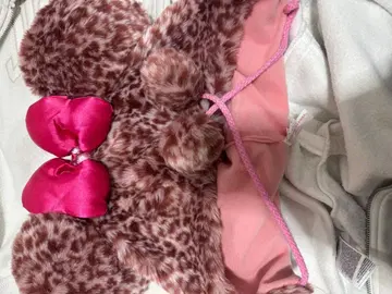 레오파드 무늬 팬캡