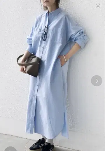 SHIPS 쉽스 코튼 셔츠 원피스