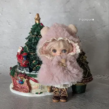 미니 브라이스 2 아웃핏 모프모프 후드 부착 케이프 세트