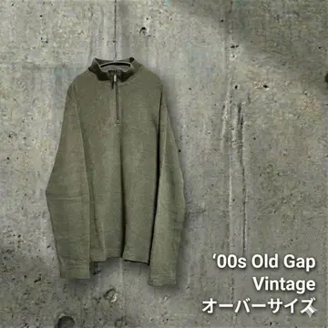 GAP 코튼 드라이버즈 니트 L 올리브