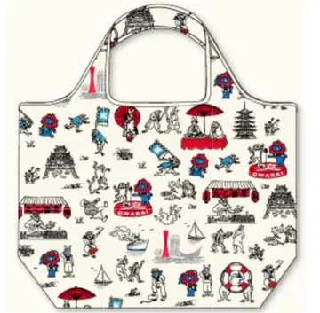 회장 내 한정판 오사카 간사이 만박 EXPO 미야쿠미야쿠 조수기화 에코백