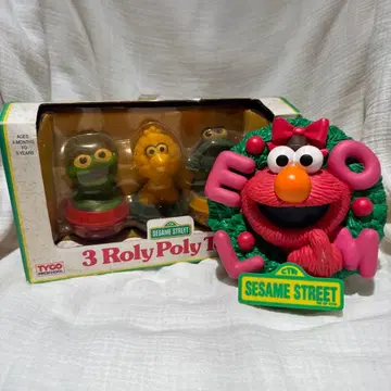 세서미 스트릿 엘모 폴리 3체 세트 엘모 크리스마스