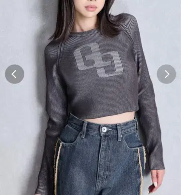 [블랙] GYDA 제이다 GG 니트탑