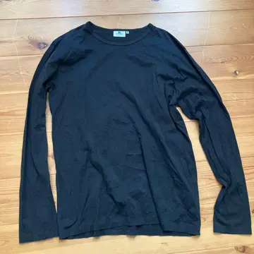 Sunspel 블랙 긴팔 티셔츠 M