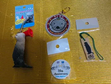 도바 수족관 랏코 메이짱 키링 세트