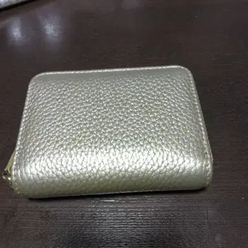 골드 합성 피혁 카드 케이스