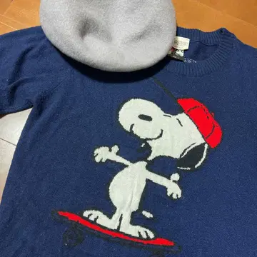 X-girl 스누피 vintage PEANUTS 콜라보 니트