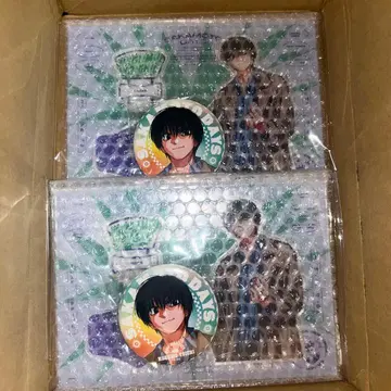 사카모토 데이즈 나구모 요이치 아크릴 스탠드 & 캔뱃지 세트