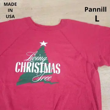 USA제 80s90s Pannill 파니르 크리스마스 트리 맨투맨