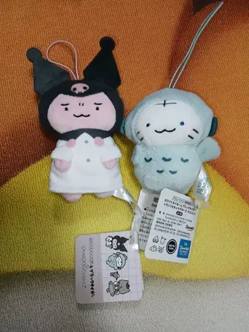 화이트 타이거와 블랙 타이거 봉제 인형