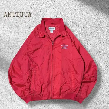 90s ANTIGUA USA 스윙탑형 블루종 나일론 쇼트 기장