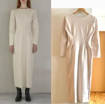 [ 새상품급 ] M_엠언더바 롱 슬리브 니트 드레스