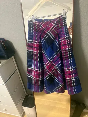 SNIDEL 체크 무늬 스커트