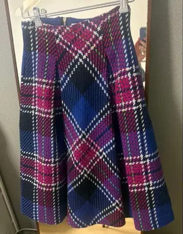 SNIDEL 체크 무늬 스커트