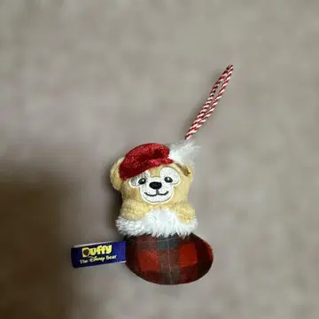 홍콩 디즈니랜드 캡슐 토이 더피 크리스마스 오너먼트