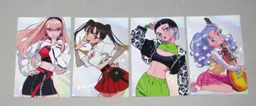 걸 크러쉬 프로필 카드 4종 세트