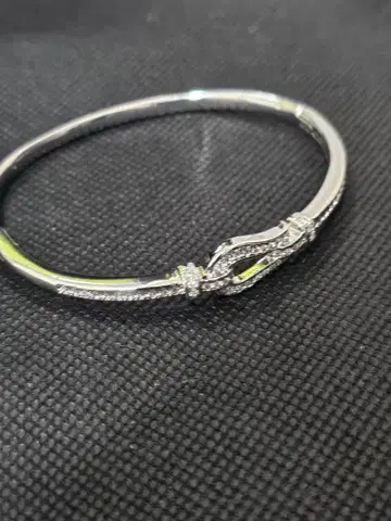실버 지르코니아 팔찌