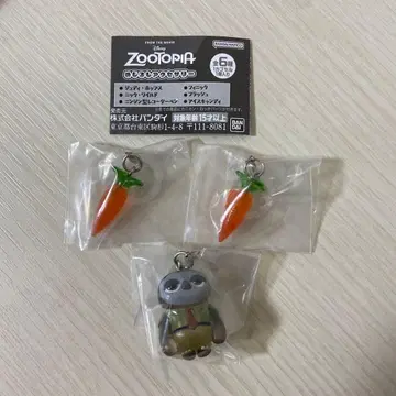 주토피아 메지루시 액세서리 3종 세트