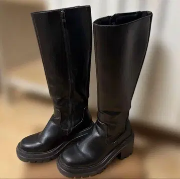 롱 부츠 블랙