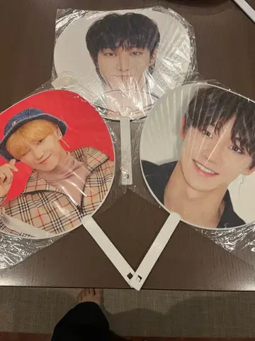 K-POP 아이돌 SEVENTEEN the8 부채 세트 3매