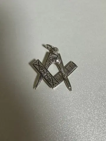 프리메이슨 기믹 목걸이 실버