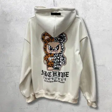 2nd archive 러브브 후드티 아이보리