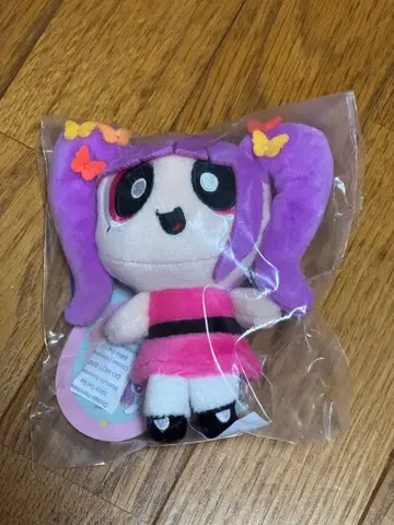 newjeans 하니 봉제 인형 파워퍼프 키링