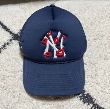 [ 백족 착용 ] lalopaNY 로고 야구 모자