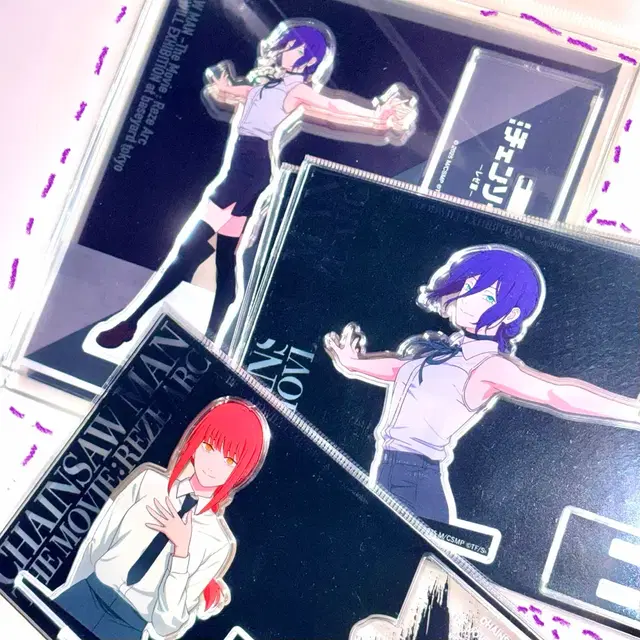 레제 마키마 도쿄 팝업스토어 아크릴스탠드 미개봉 베이스야드 한정