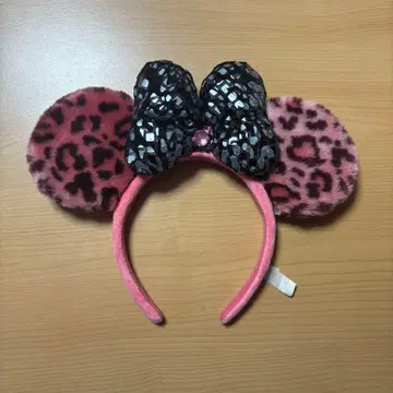 레오파드 무늬 머리띠 헤어밴드