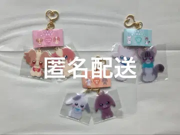 [ 익명 배송 ] 원더풀 프리큐어! 트윈 키링 3종 세트