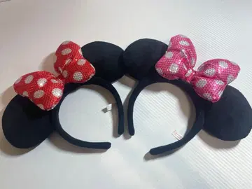 미니 스팽글 머리띠 2개 세트