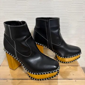 moussy 우드 밑창 부츠