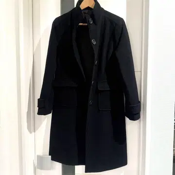 새상품급 Otto 블랙 롱 울 코트 M