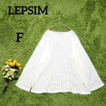 [렙심] 시스루 니트 풀오버 F 화이트 긴팔