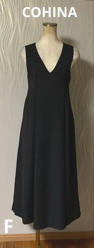 COHINA 코히나 슬리브리스 롱 원피스
