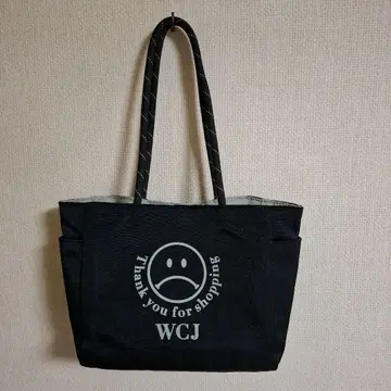 WCJ 더블 씨 재팬 발수 리버서블 토트백