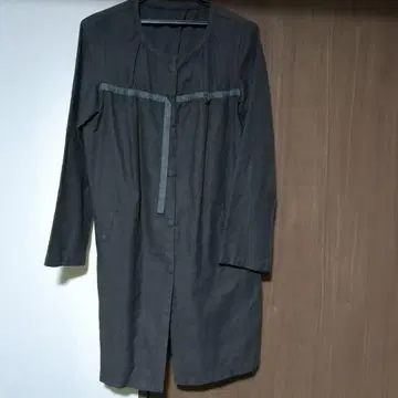 LADY LUCK LUCA 루카 다크 그레이 긴팔 셔츠 원피스