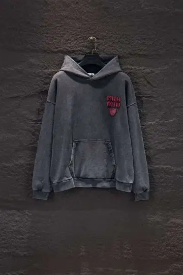 컨디션 최상 다크 그레이 후드 부착 후드티