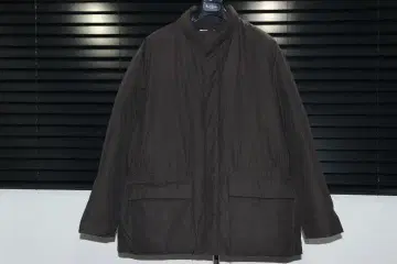 25AW STILL BY HAND 강연 나일론 다운 자켓 브라운