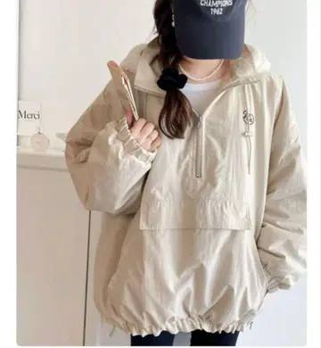 JAVA 자바 콜라보 ] 후드 부착 보아 절개 사이드 슬릿 빅 PO