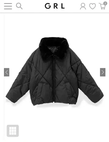 [ 미사용 ] 2Way 퍼 컬러 퀼팅 다운 자켓[fo1592]