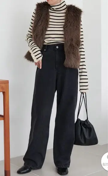 DISCOAT (디스코트) US 코튼 데님 스트레이트 팬츠