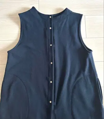 쿠리하라 하루미 여유로운 공간 에이프런 네이비